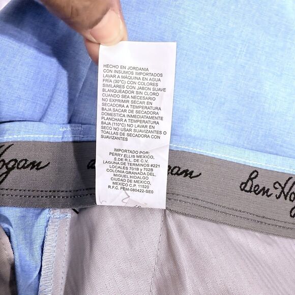 Ben Hogan Mens Blue Golf Performance Flat Front Active Flex Stretch Short Sz 42 - Picture 15 of 16